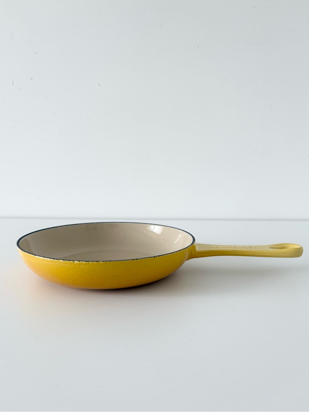 Le Creuset Butter Yellow Frying Pan